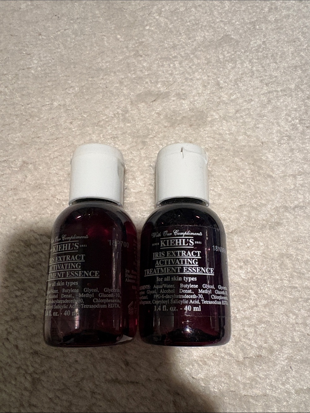 Kiehls Iris Extract Activating Treatment Essence 40ml x2